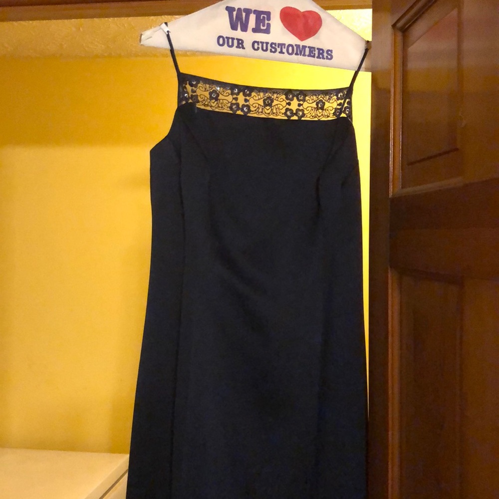 Alex Evenings navy blue dress